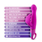 Aria Naughty AF - Plum 18.4 cm Butterfly Vibrator