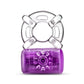 Play With Me Pleaser Rechargeable C-Ring - Purple - Purple USB Rechargeable Cock Ring
