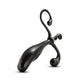 Anal Adventures Prostate Stimulator - Black 12.7 cm Prostate Massager