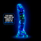 Neo Elite Glow Hanky Panky - Glow In Dark Clear 19 cm Dong