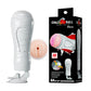 CRAZY BULL FLORA Vibrating Stroker - Flesh USB Rechargeable Vibrating Squeezeable Vagina Stroker with Suction Base