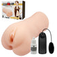CRAZY BULL NADYA Vibrating Vagina Stroker - Flesh Vibrating Vagina Stroker