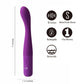 Maia CHELSI - Purple 17.8 cm USB Rechargeable Vibrator