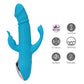 Maia KENNEDI - Blue 23.5 cm USB Rechargeable Triple Stimulating Vibrator