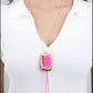 Maia MOLLI - Pink - Pink USB Rechargeable Vibrating Nipple Clamps & Necklace