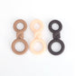 Maia COOPER - Chocolate - Chocolate Brown Cock & Balls Rings