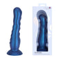 Maia AURORA - Metallic Blue 21.6 cm USB Rechargeable Vibrating Dildo