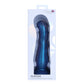 Maia AURORA - Metallic Blue 21.6 cm USB Rechargeable Vibrating Dildo