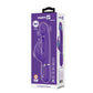 Party Up DAVID Swinging Vibe - Purple - Purple 23.2 cm USB Rechargeable Rabbit Vibrator with Flicking Arm
