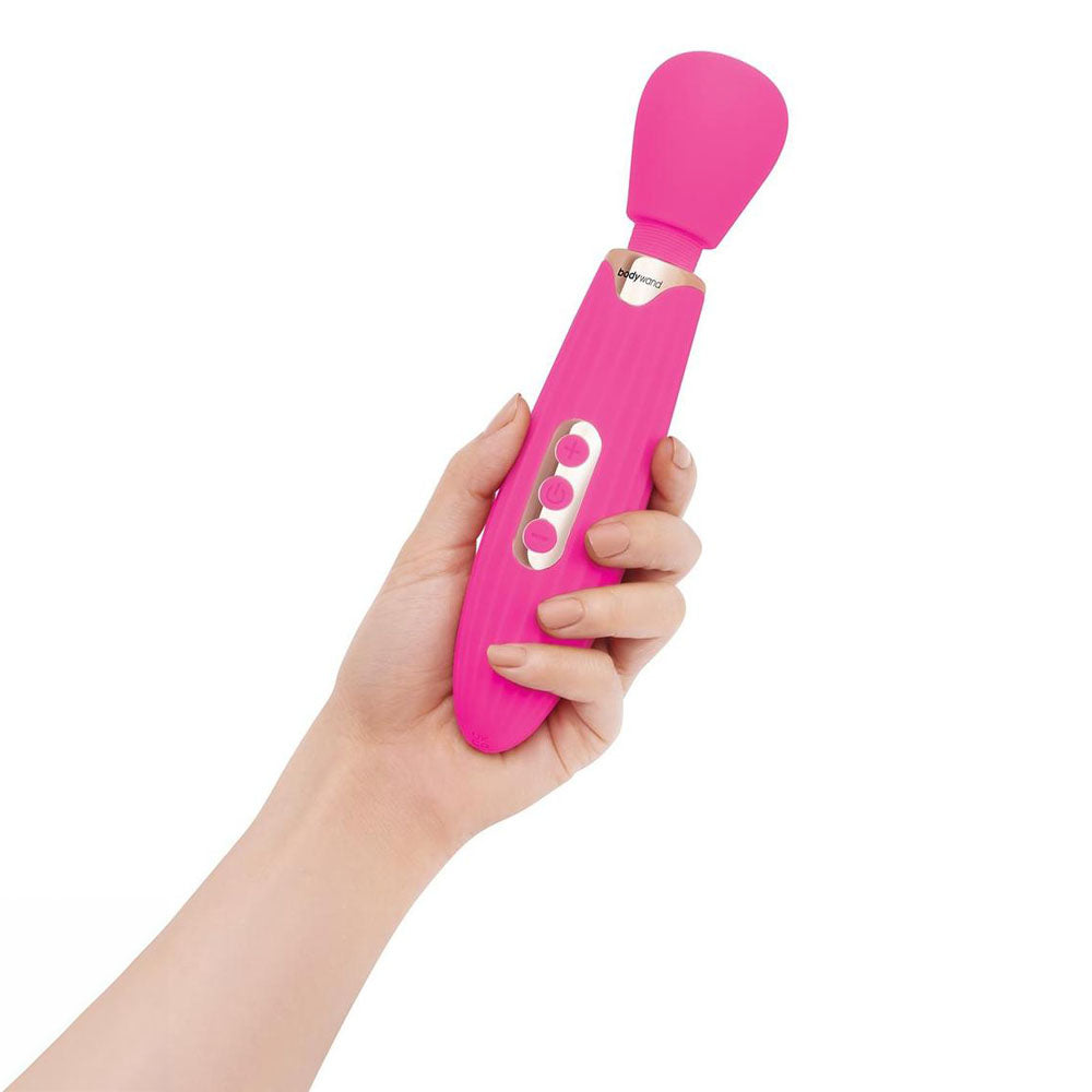 Bodywand RUMBLE WAND 8 Inch - Hot Pink 20.3 cm USB Rechargeable Massage Wand