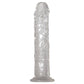 Adam & Eve Crystal Clear 8'' Dong - Clear 20.3 cm Dong