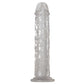 Adam & Eve Crystal Clear 8'' Dong - Clear 20.3 cm Dong