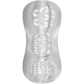 Adam & Eve Triple Chamber Ball Drainer - Clear Masturbator Sleeve