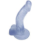 Adam & Eve Cool Curve Jelly Dong - Clear 21.6 cm Dong