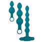Adam & Eve Vibrating Bumpy Bead Set - Green Vibrating Anal Bead Set