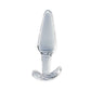 Clarity - Utopian Floret - Clear 11 cm Glass Butt Plug