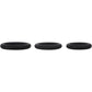 Adam & Eve Silicone Penis Ring Set - Black Cock Rings - Set of 3 Sizes