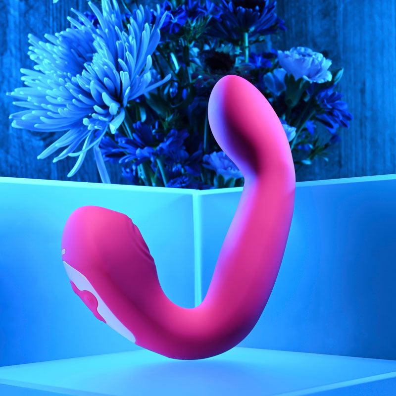 Pink Buck Evolved BUCK WILD - Pink USB Rechargeable Flicking Vibrator β SIMPLY EROTIX