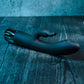 Evolved Heat Up & Chill - Black 24.1 cm USB Rechargeable Heating & Cooling Rabbit Vibrator
