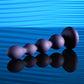 Evolved PLEASURE ORBIT - Navy Blue 17.8 cm USB Rechargeable Twirling & Vibrating Anal Beads with Remote