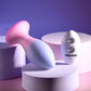 Evolved PARADISE PLUG - Pink/Purple 10.5 cm USB Rechargeable Vibrating Butt Plug with Wireless Remote