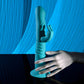 Evolved BUNNY HOP - Teal 25.1 cm USB Rechargeable Thrusting Rabbit Vibrator with Suction Base