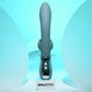 Evolved TAKE YOUR FLICK - Grey 24.1 cm USB Rechargeable Vibrator with Flicking Clitoral Stimulator