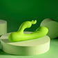 Evolved BRAT BUNNY - Green 16.2 cm USB Rechargeable Rabbit Vibrator