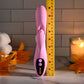 Evolved PUSH THE BUTTON - Pink 23.5 cm USB Rechargeable Rabbit Vibrator with G-Spot Bud