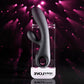 Evolved BLACK MAGIC - Black 20 cm USB Rechargeable Rabbit Vibrator with LED Screen
