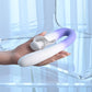 Evolved SPRING LOADED - White/Purple 23 cm USB Rechargeable Multi-Tapping Vibrator