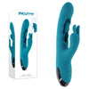 Evolved BUNNY TAPPER - Blue 20 cm USB Rechargeable Rabbit Vibrator with Flicking Shaft