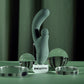 Evolved SPIRAL CHARM - Green 18 cm USB Rechargeable Rabbit Vibrator