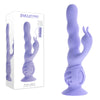 Evolved WIGGLY BUNNY - Purple USB Rechargeable Rabbit Vibrator with Suction Base