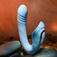 Evolved TAP & THRUST - Blue USB Rechargeable Dual Vibrator
