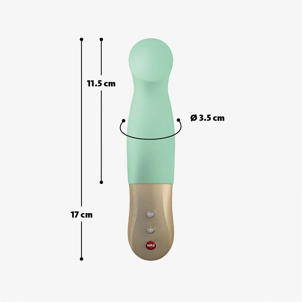 Fun Factory SUNDAZE pistachio - Pistachio Green 17.5 cm USB Rechargeable Thrusting Vibrator
