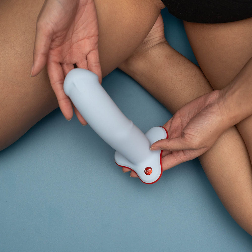 Fun Factory THE BOSS STUB dove blue - Dove Blue 17.9 cm Dildo