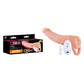 Extendor+ - Flesh 2 Inch Vibrating Penis Extender and Stroker