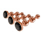 Gender X GOLD DIGGER SET - Rose Gold Metallic Butt Plugs - Set of 3 Sizes