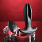 Gender X SPREAD THE LOVE - Black USB Rechargeable Stretching Anal Plug with Wireless Remote