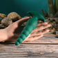 Gender X THE RATTLER - Green 17 cm USB Rechargeable Vibrating and Twirling Anal Plug