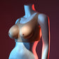 Gender X UNDERGARMENTS - PLATE C-CUP - Light - Flesh Wearable Breasts - C-Cup Size