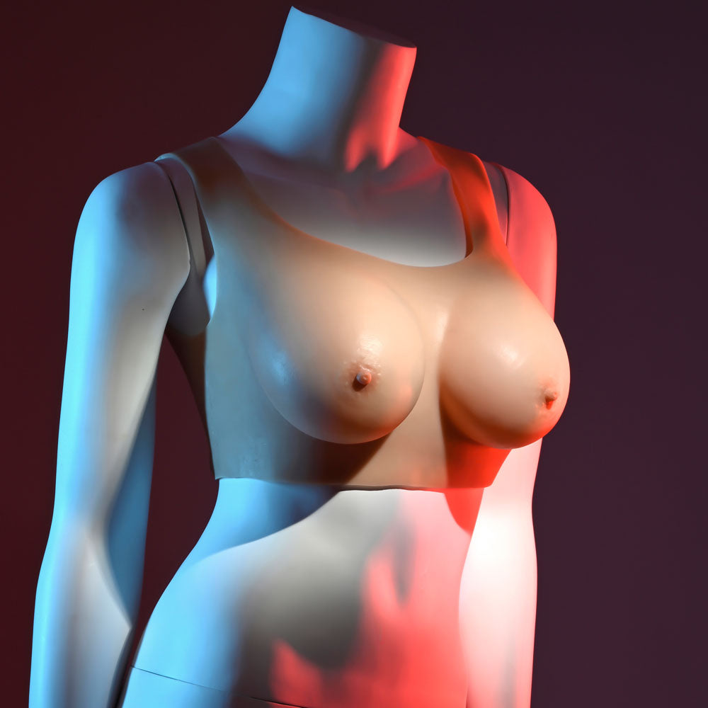 Gender X UNDERGARMENTS - PLATE C-CUP - Light - Flesh Wearable Breasts - C-Cup Size
