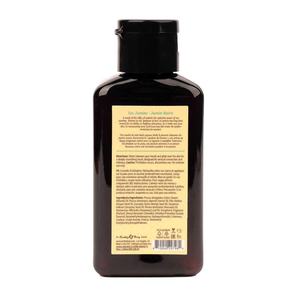 EB Hemp Seed Massage Oil SEA JASMINE - 60 ml - Sea Jasmine Scented Massage Oil - 60 ml Bottle