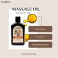 EB Hemp Seed Massage Oil GRAPEFRUIT SANDALWOOD - 250 ml - Grapefruit Sandalwood Scented Massage Oil - 250 ml Bottle