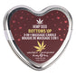 EB Hemp Seed 3 in 1 Massage Heart Candle - Bottom's Up - Bottoms Up (Wild Blueberries, Dewy Meadow-grass, Sweet Wildflowers) - 113 g