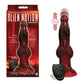 Alien Nation - Fire Dragon - Red/Black 22.9 cm USB Rechargeable Thrusting Fantasy Dong with Remote