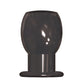 The 9's Port Hole, Hollow Butt Plug - Black Hollow Butt Plug