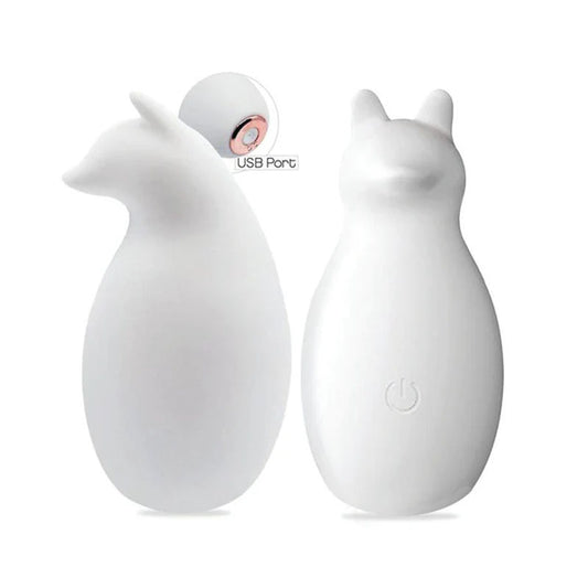 Buzzy Buddy, Sexy Like A Fox - White - White USB Rechargeable Stimulator