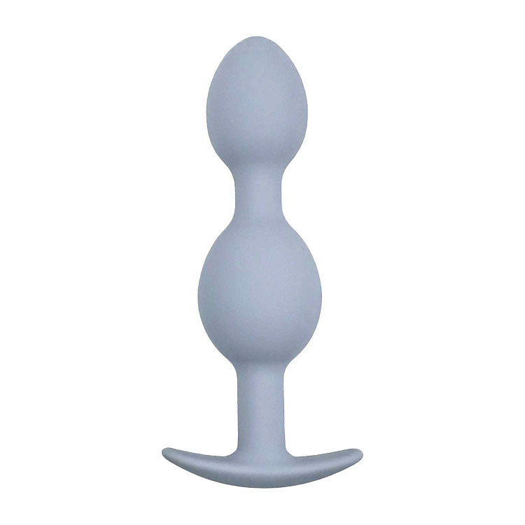 Adam & Eve VIBRA-BALL TRIO - Grey Weighted Anal Training Set - Set of 3 Plugs